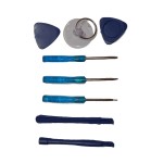 Screwdriver kit for repair and disassemble, telephones, electronics and others, 8 in 1, blue color